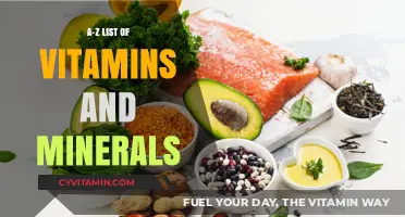 Essential Nutrients: A Comprehensive A-Z Guide to Vitamins and Minerals