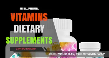 Prenatal Vitamins: Are They All Dietary Supplements?