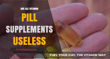 Debunking the Myth: Are All Vitamin Pill Supplements Useless?