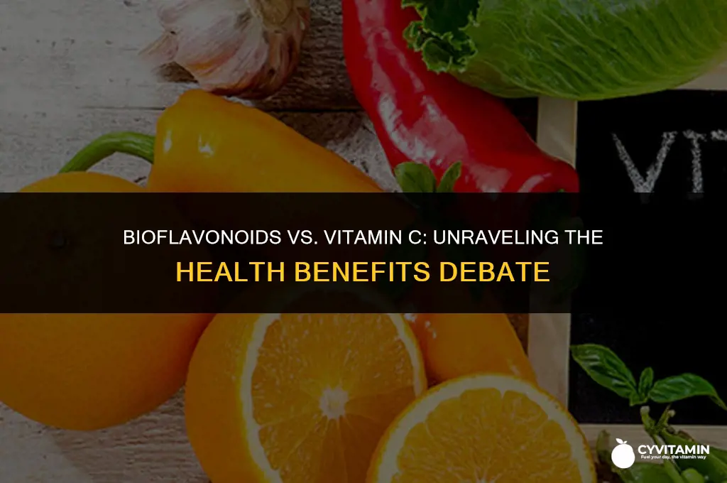 are bioflavonoid supplements better for you than vitamin c alone