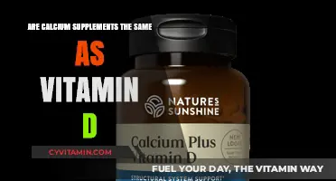 Calcium Supplements vs. Vitamin D: Understanding Their Differences