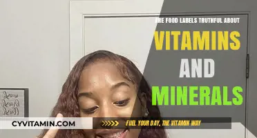 Unveiling the Truth: Do Food Labels Accurately Reflect Vitamin and Mineral Content?