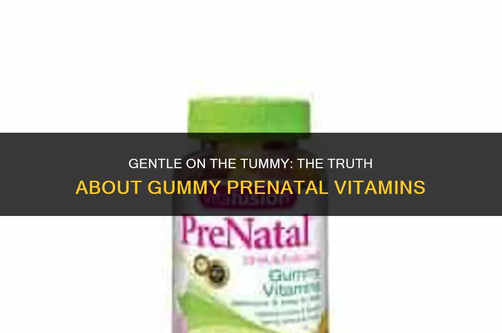 are gummy prenatal vitamins easier on your stomach
