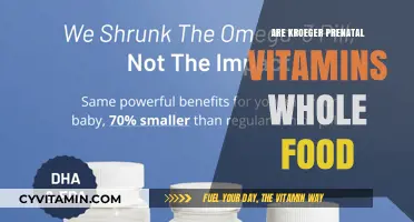 Nourishing Beginnings: Are Kroger Prenatal Vitamins Whole Food?