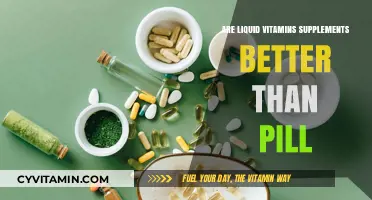 Exploring the Benefits: Liquid Vitamins vs. Pill Supplements