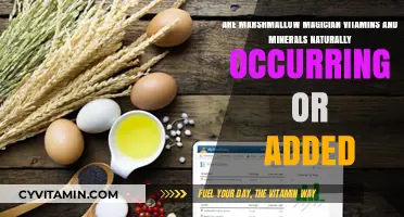Unveiling the Mystery: Are Marshmallow Magician Vitamins and Minerals Naturally Occurring or Added?