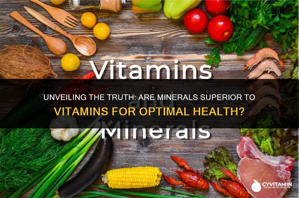 are minerals better than vitamins