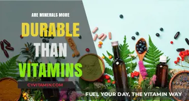 Mineral vs. Vitamin Durability: Unraveling the Nutrient Longevity Debate