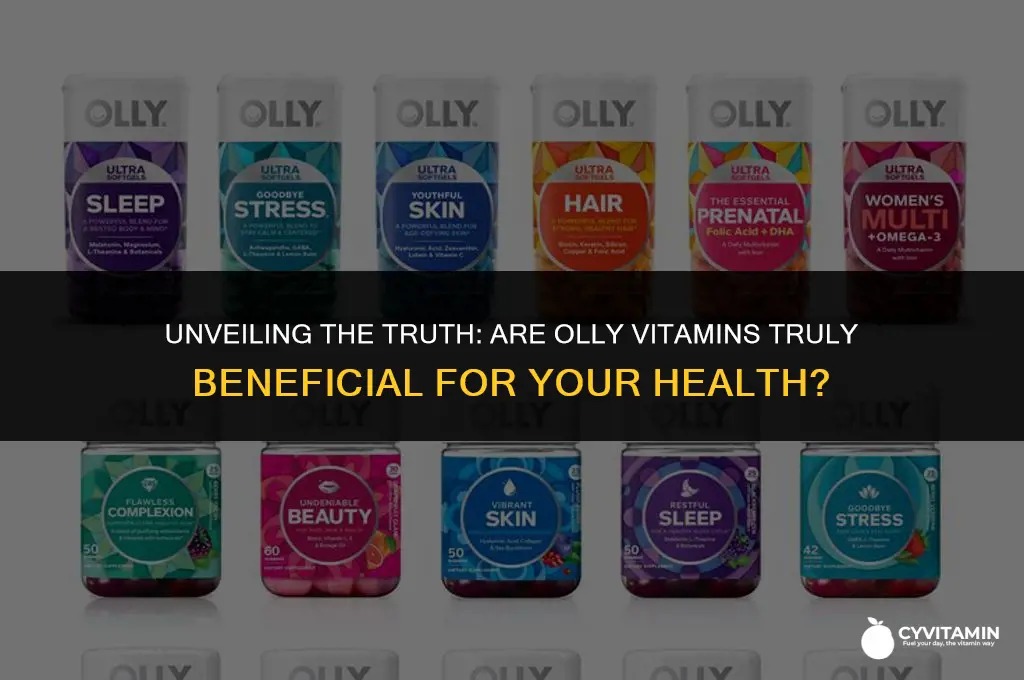 are olly vitamins good for you