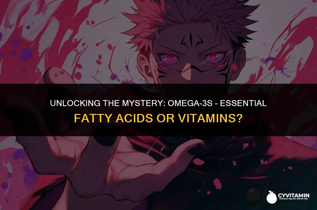 are omega 3s mineral or vitamin