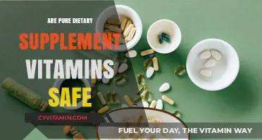 Unveiling the Safety of Pure Dietary Supplement Vitamins