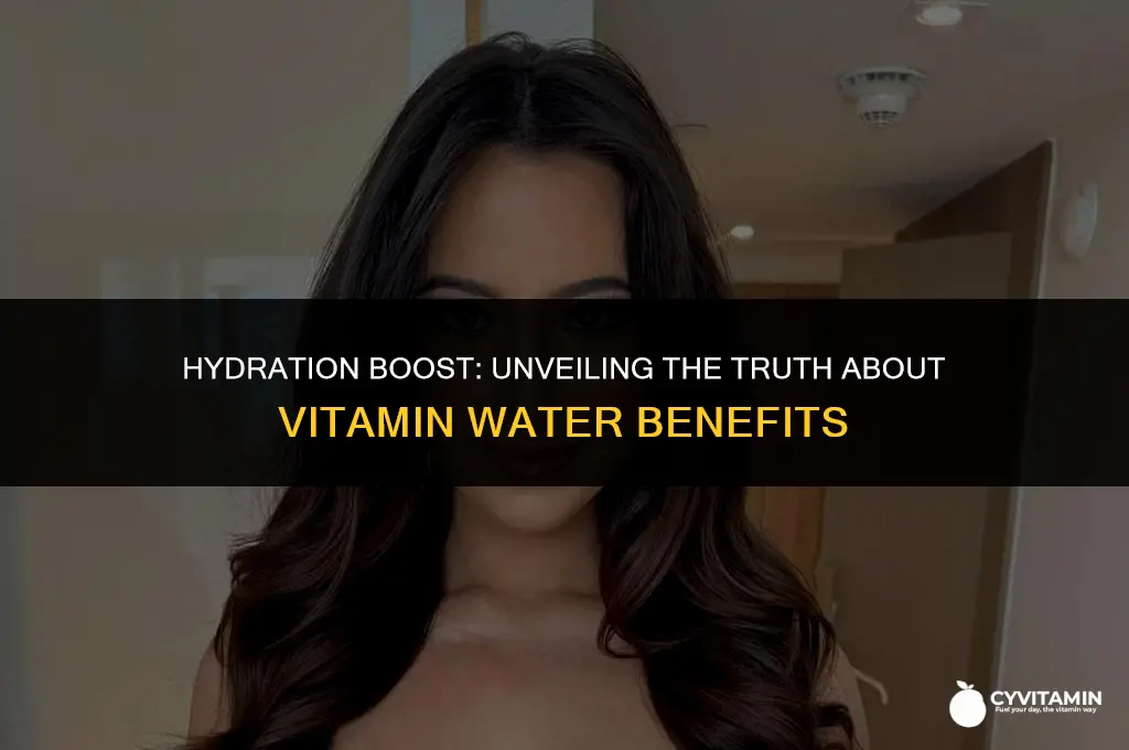 are there any benefits to drinking vitamin water