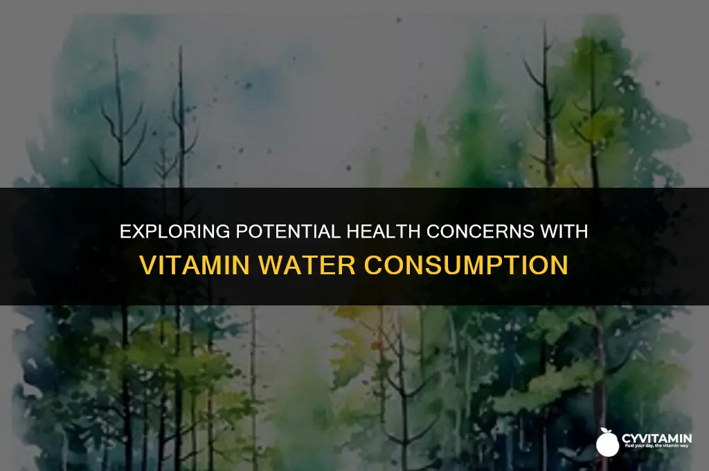 are there any vitamin water health issues