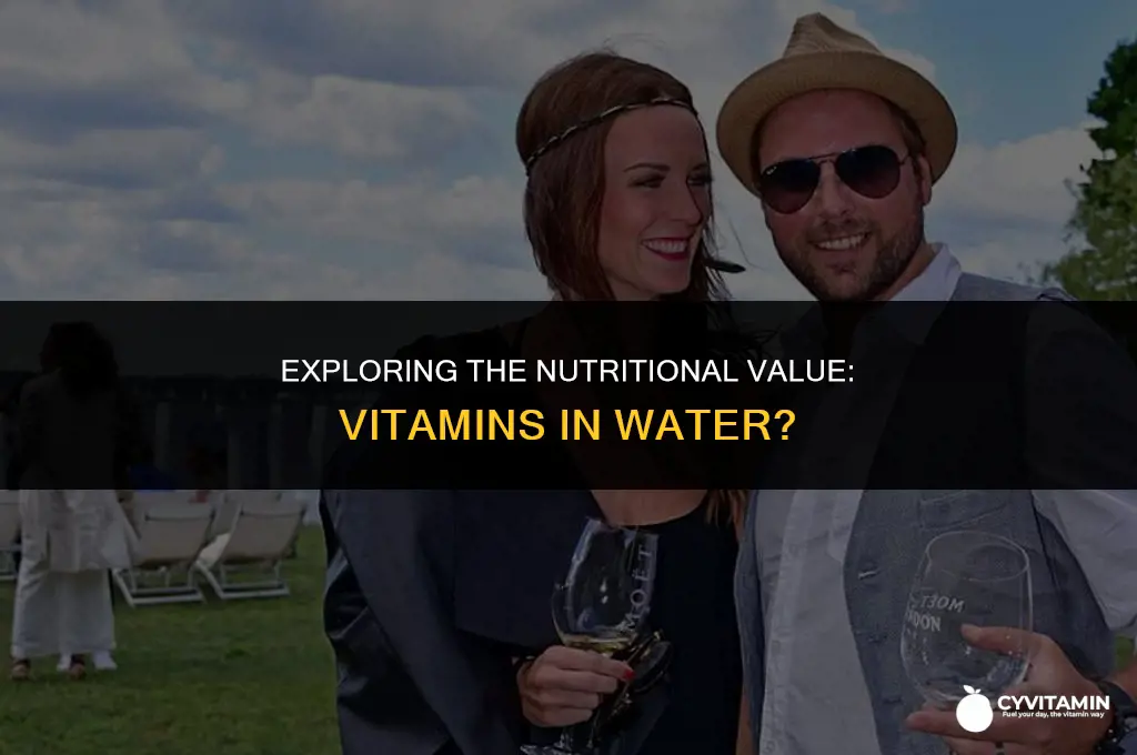 are there any vitamins in water