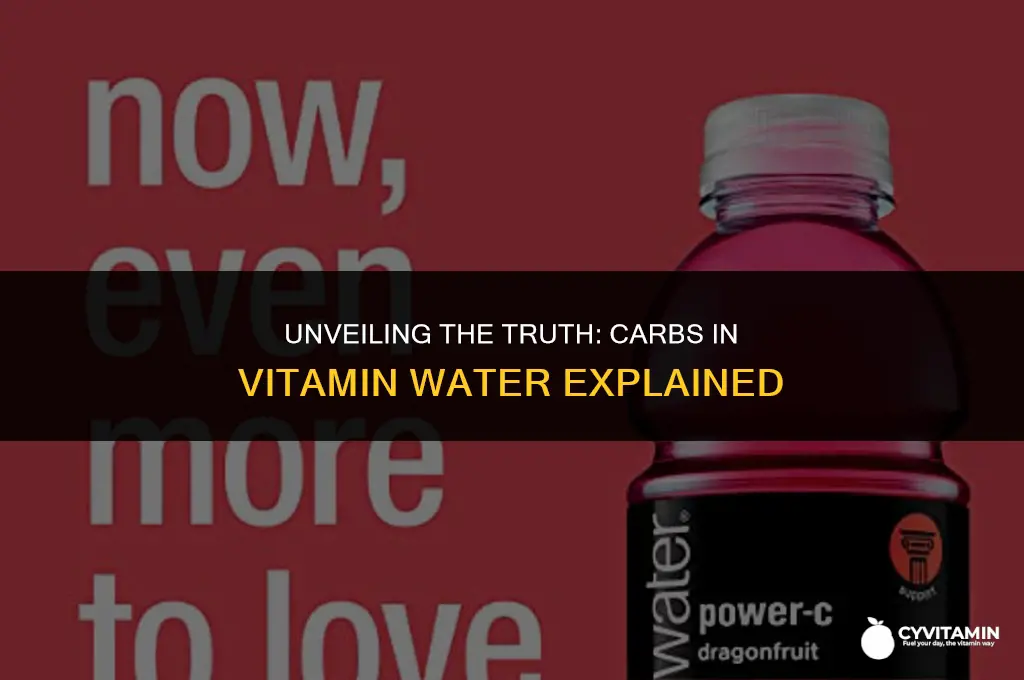 are there carbs in vitamin water