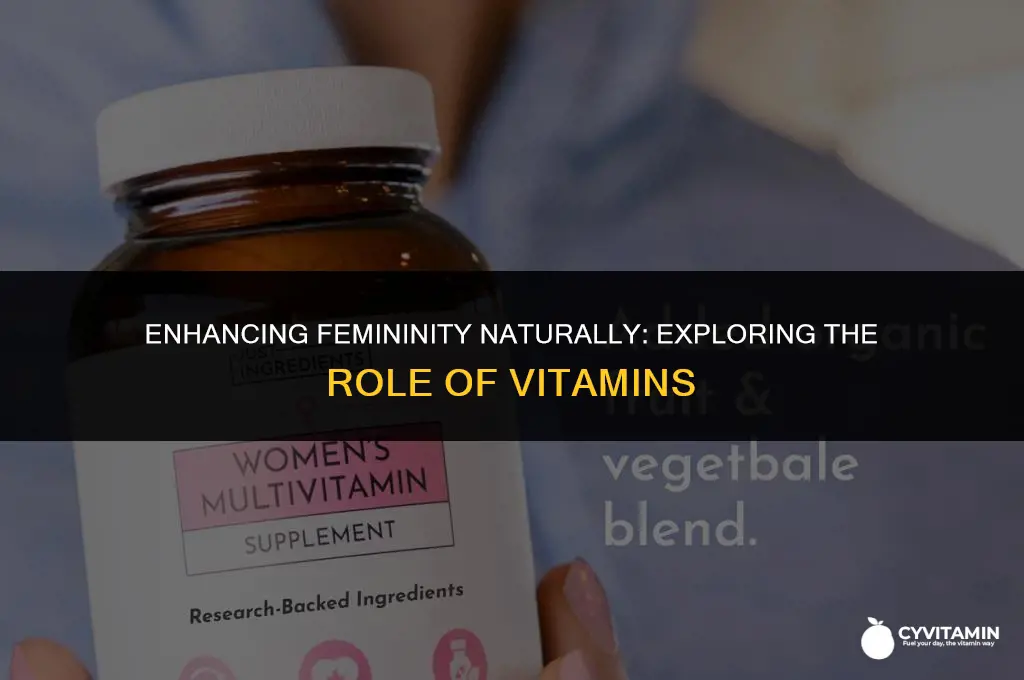 are there natural vitamins to make you more femunine