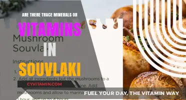 Exploring the Nutritional Benefits: Vitamins and Minerals in Souvlaki
