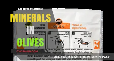 Unlocking the Nutritional Secrets: Vitamins and Minerals in Olives