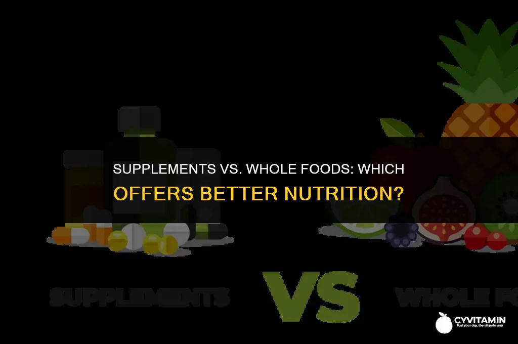 are vitamin supplements better than food