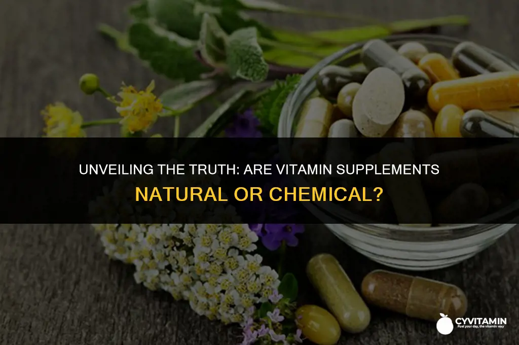 are vitamin supplements made from food elements or chemicals