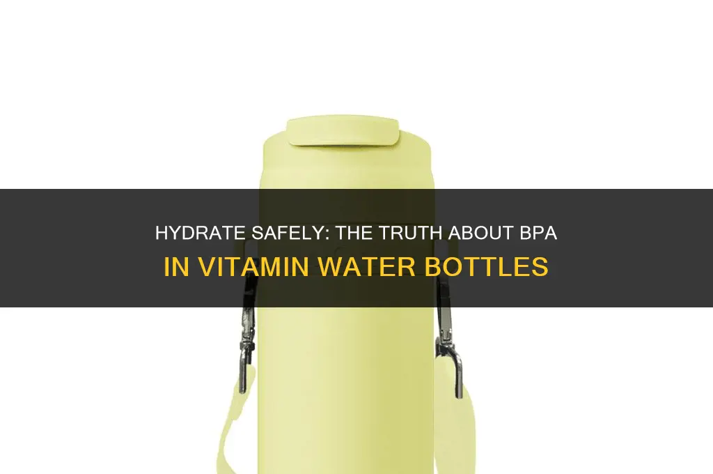 are vitamin water bottles bpa free
