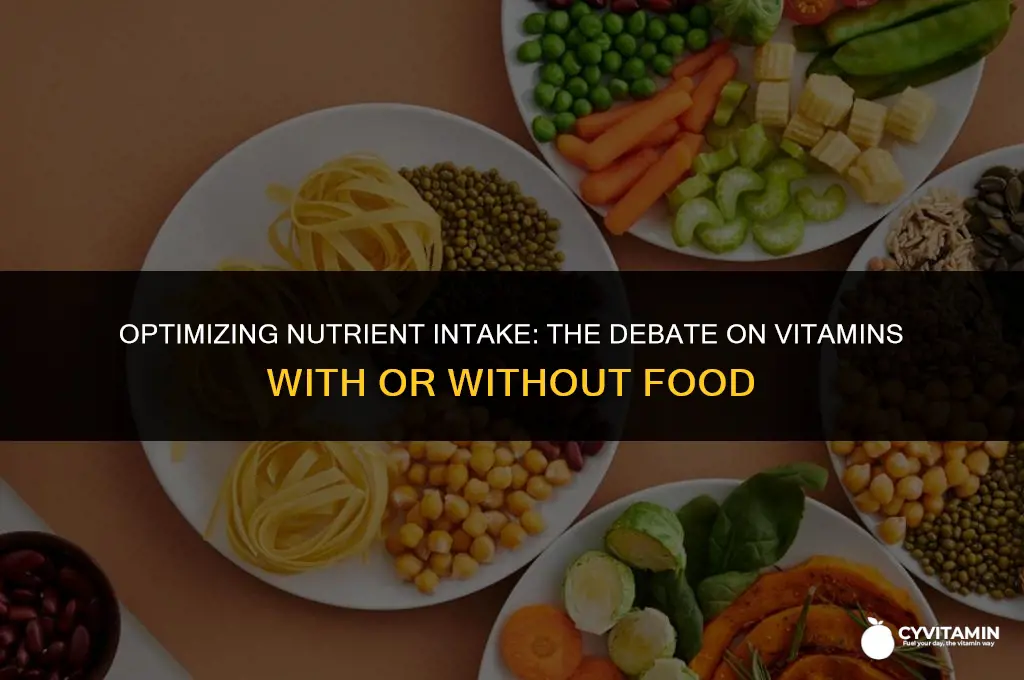 are vitamins better with or without food