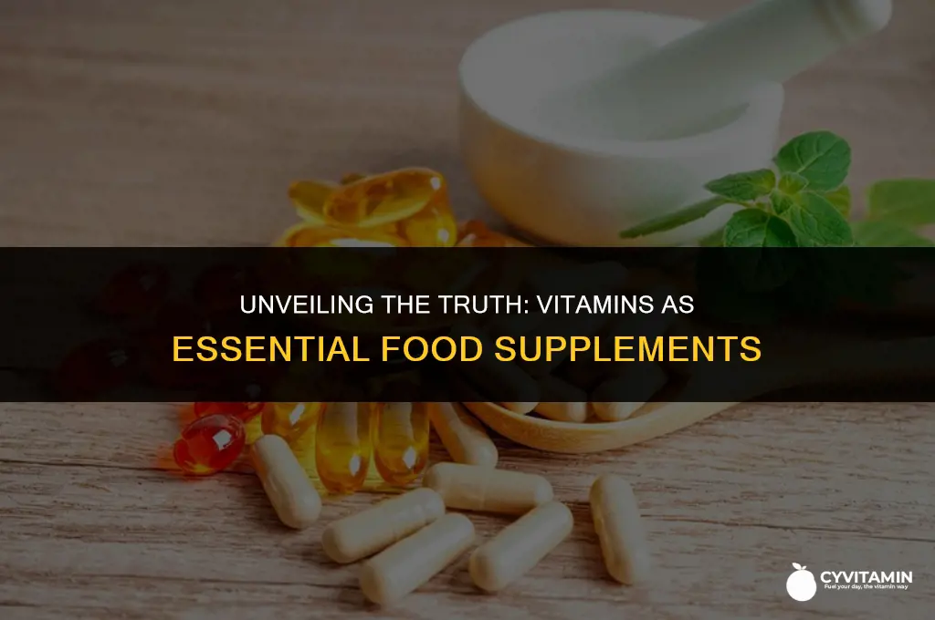 are vitamins food supplements