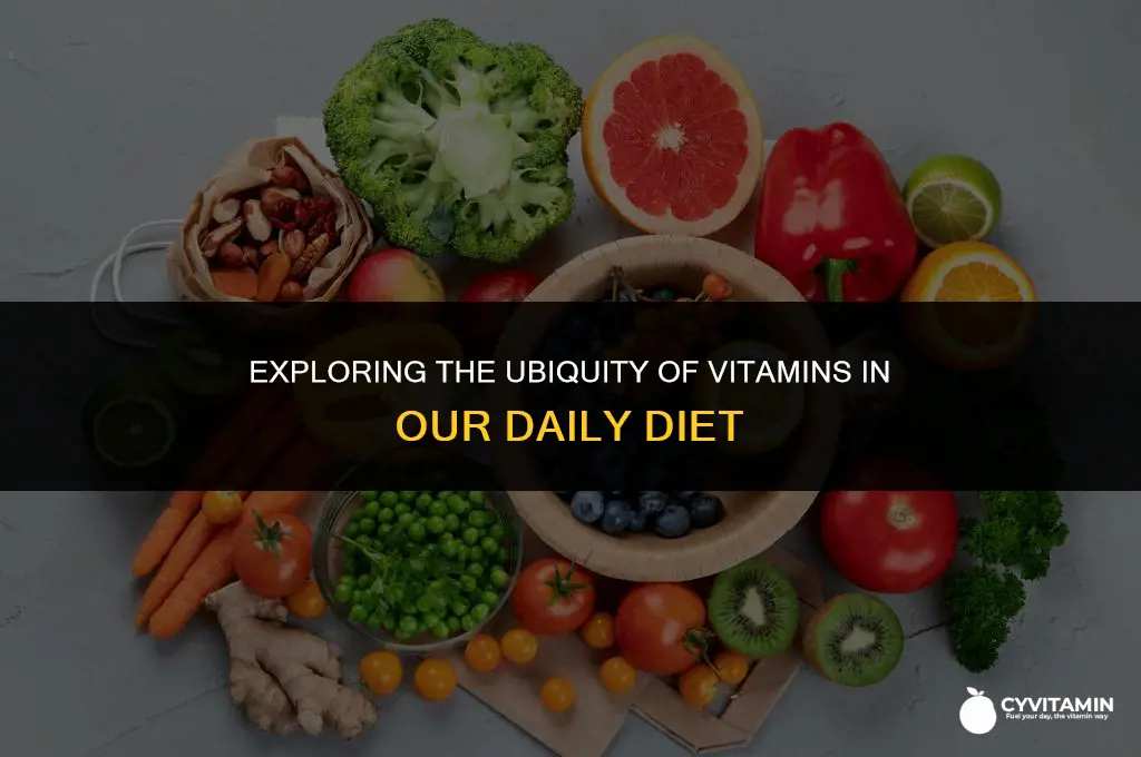 are vitamins in every food and drink