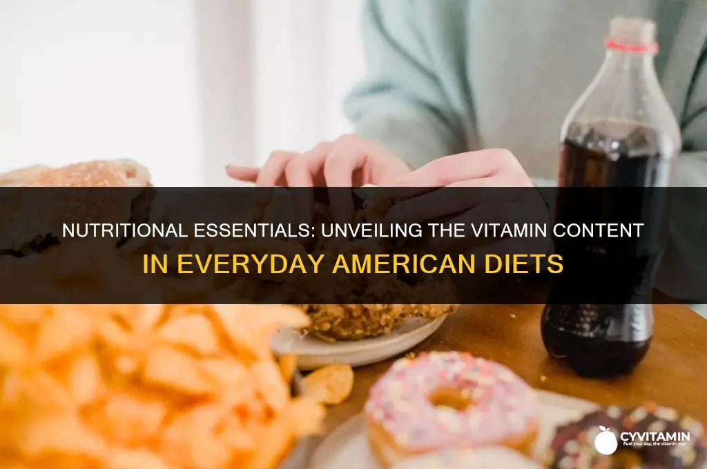 are vitamins in foods americans usually eat