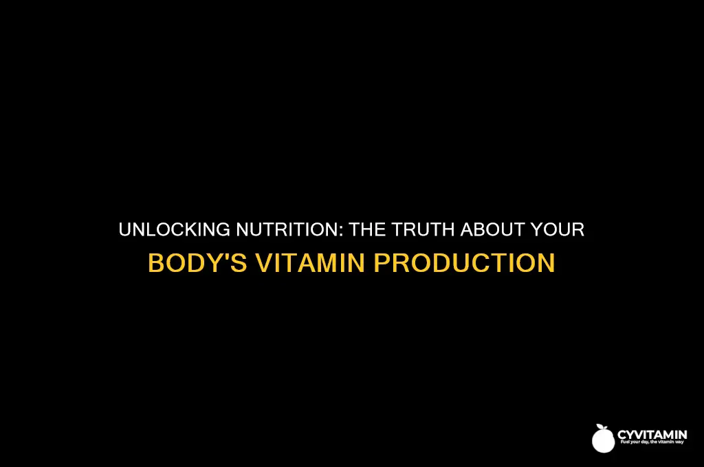 are vitamins produced by the body