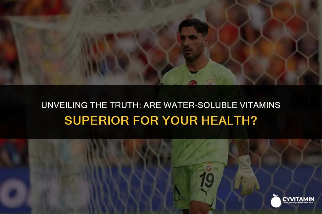 are water soluble vitamins better
