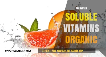 Exploring the Organic Nature of Water-Soluble Vitamins