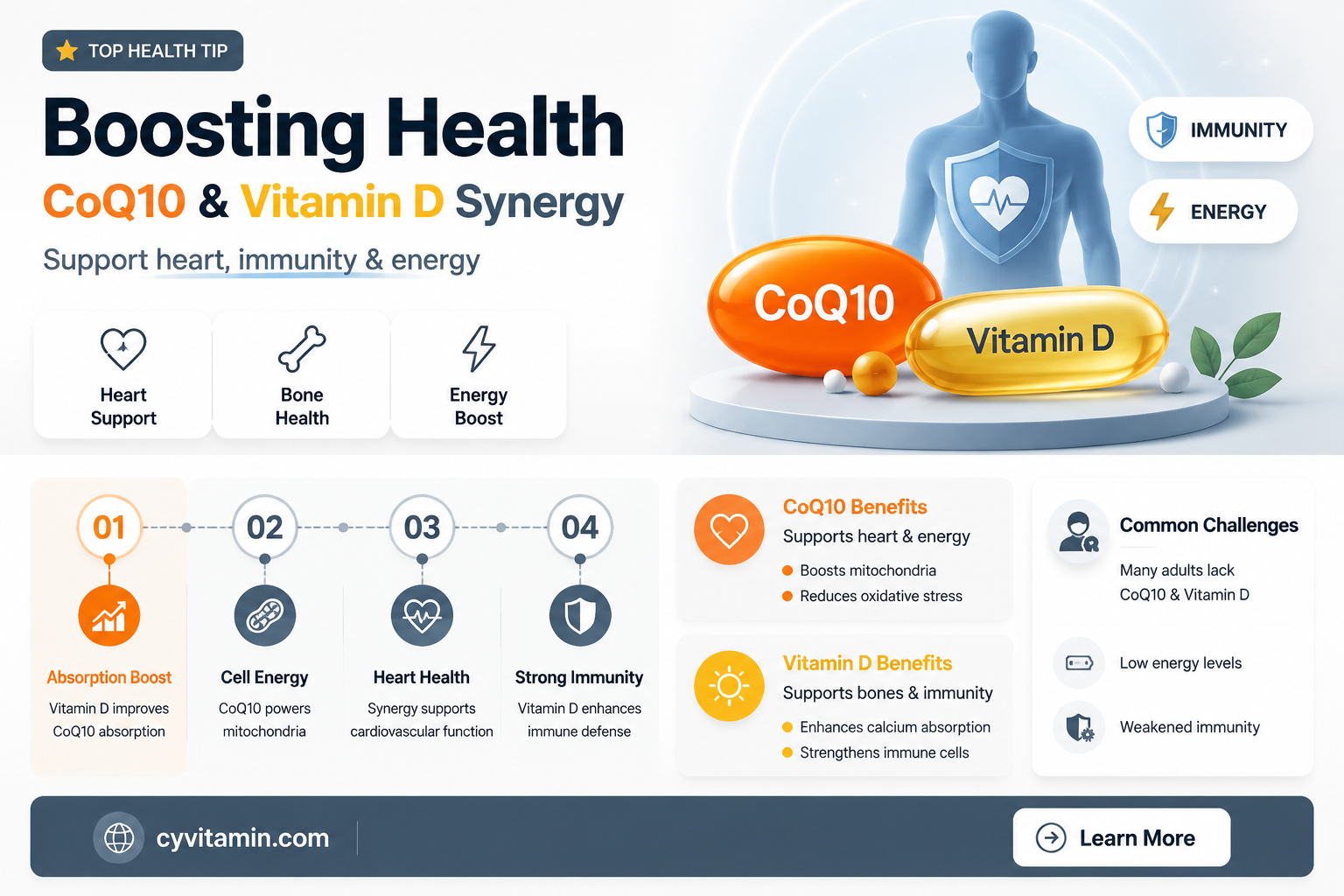 can you take coq10 with vitamin d