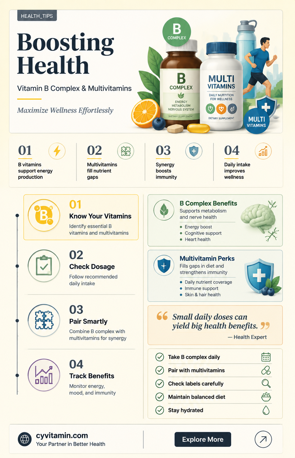 can i take vitamin b complex and multivitamin together