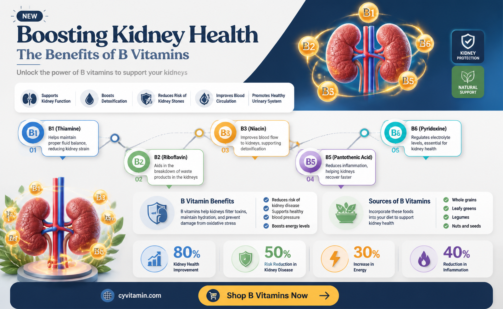 are b vitamins good for kidneys