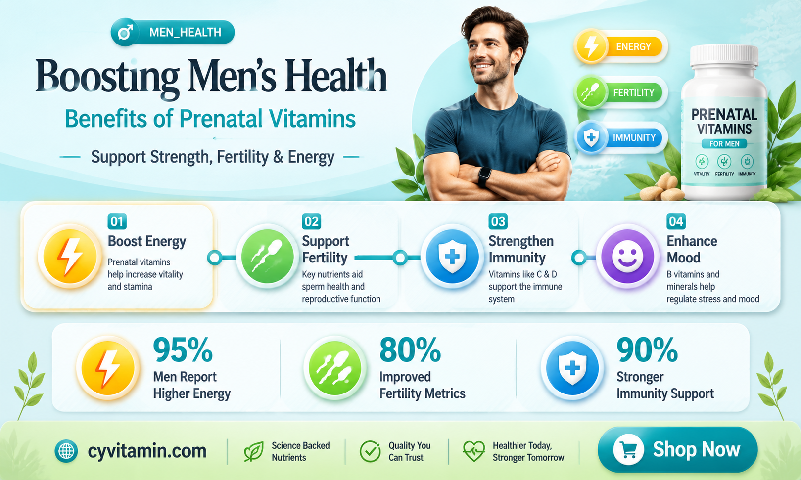 can man take prenatal vitamins