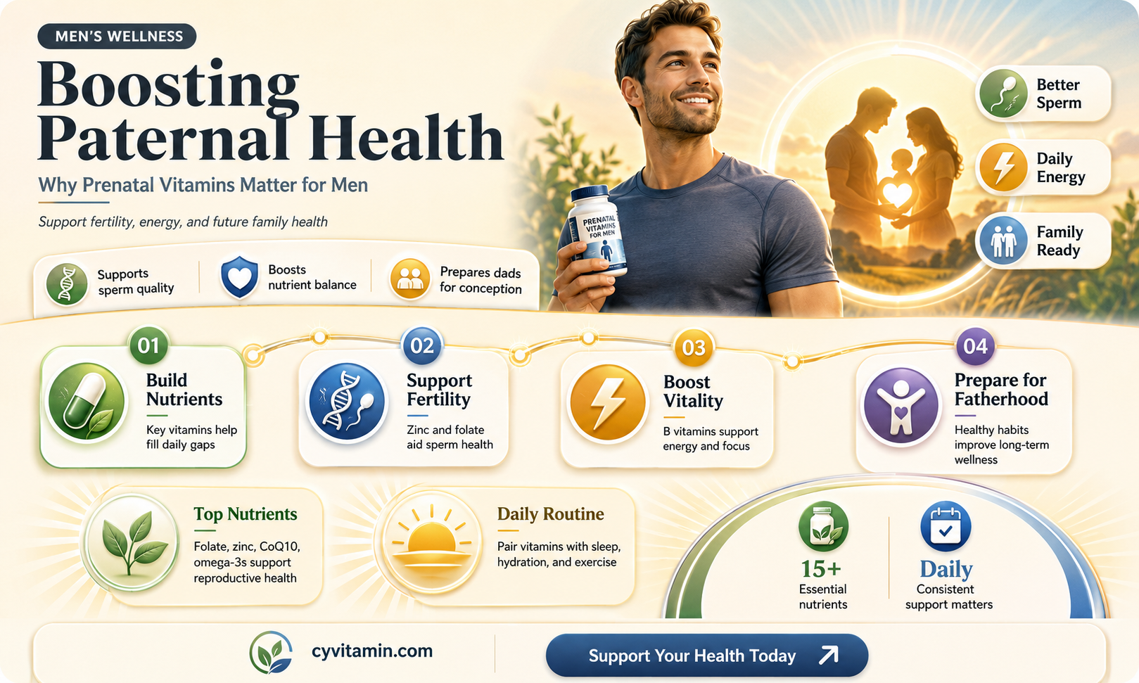 can males take prenatal vitamins