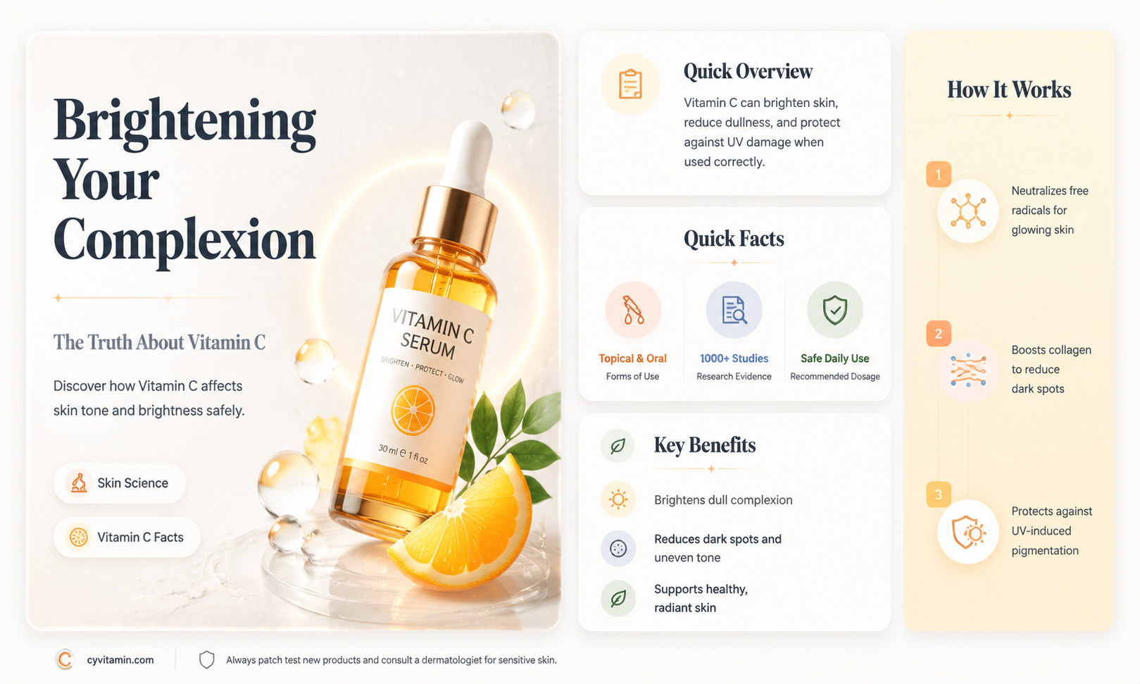 can vitamin c whiten skin