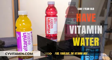 Hydration for Tots: Is Vitamin Water Safe for 1-Year-Olds?