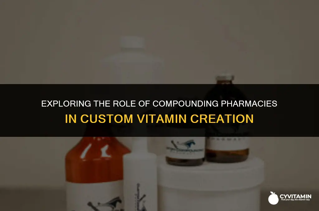 can a compounding pharmacy make vitamins