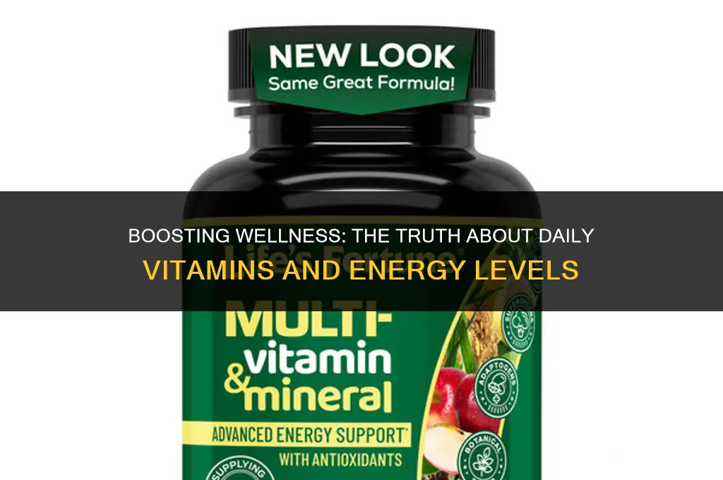 can a daily vitamin make you feel better