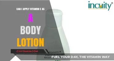 Nourish Your Skin: The Surprising Benefits of Vitamin E as Body Lotion