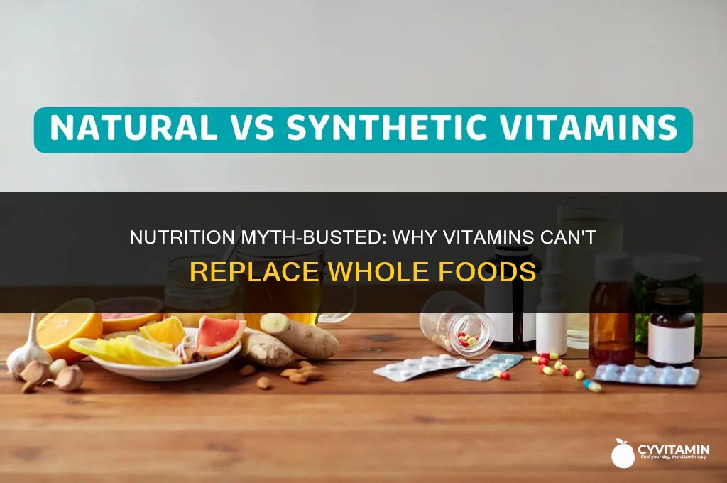 can i eat vitamins instead of food