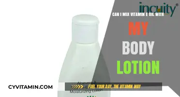 Boost Your Skin Health: The Benefits of Mixing Vitamin E Oil with Body Lotion