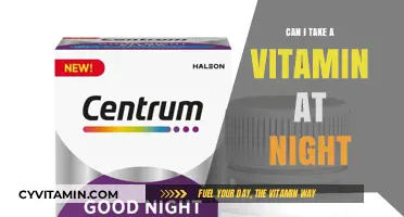 Boosting Health While You Sleep: The Benefits of Nighttime Vitamins