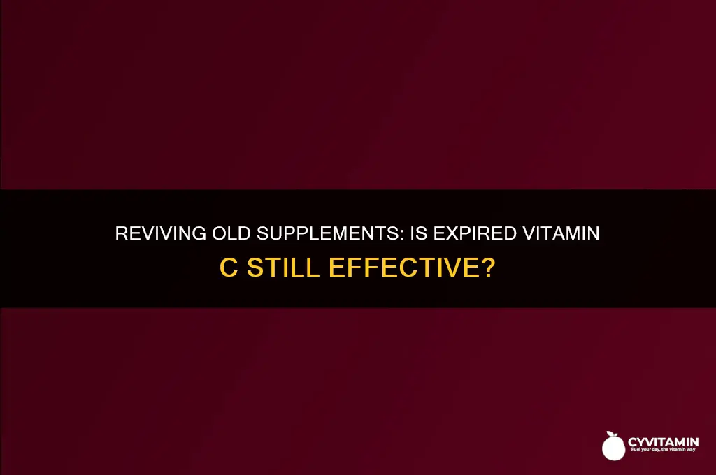 can i take expired vitamin c