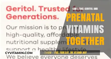 Boosting Health: Geritol and Prenatal Vitamins - A Safe Combo?