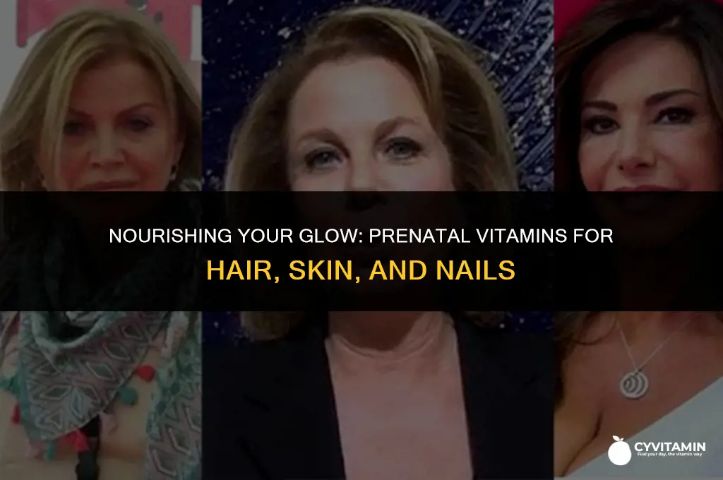can i take hair skin and nail vitamins while pregnant