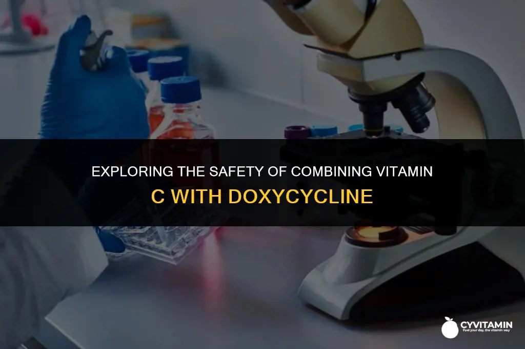 can i take vitamin c with doxycycline