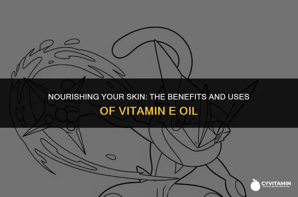 can i use vitamin e oil on my face